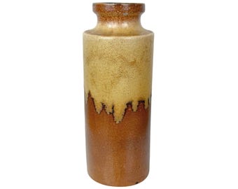 Mid Century West German Pottery Vase Scheurich 203-26 1970s