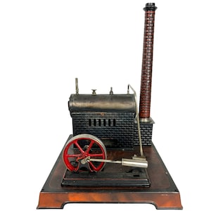 Vintage 1920s DC Doll & Cie Stationary Horizontal Steam Engine Model 333/5