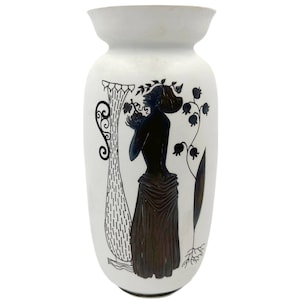 Mid Century Modern 1950s Gustavsberg Sweden Grazia Vase Stig Lindberg 8”