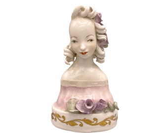 Vintage 1940s Cordey China Lady Bust Figurine 5002 5009 Boleslaw Cybis