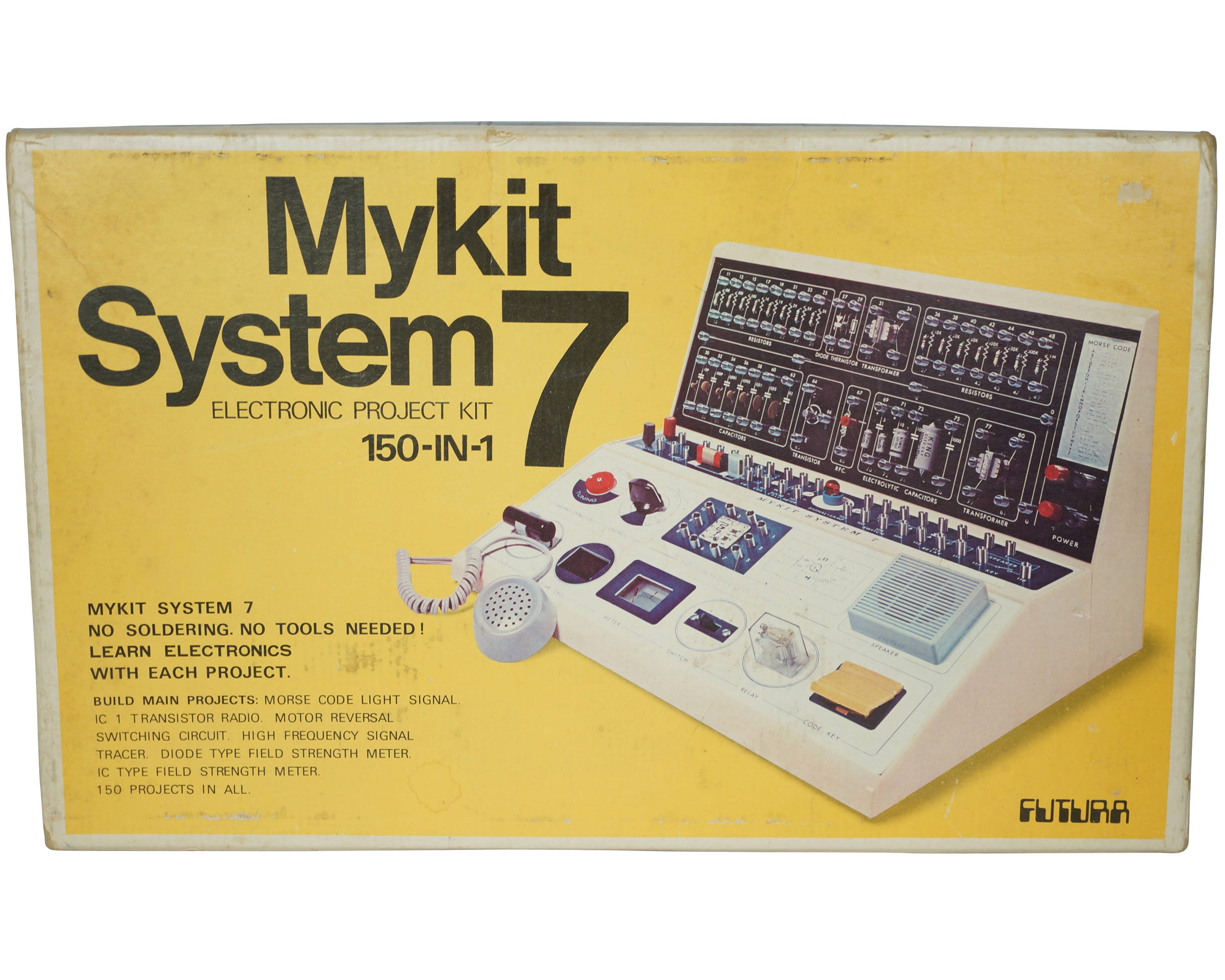 Vintage 1970s Futura Mykit System 7 Electronic Project Kit 150