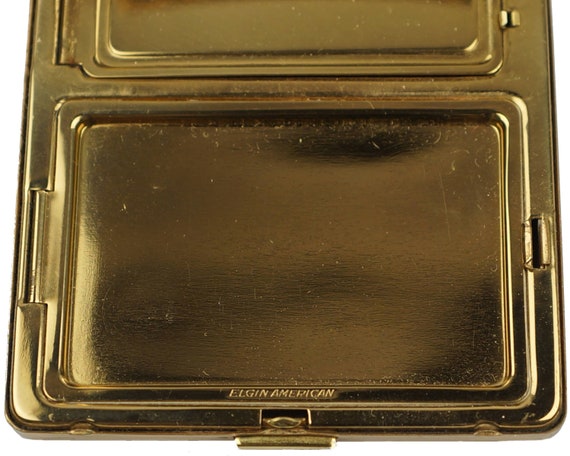 Vintage 1940s Elgin American Compact Powder and R… - image 5
