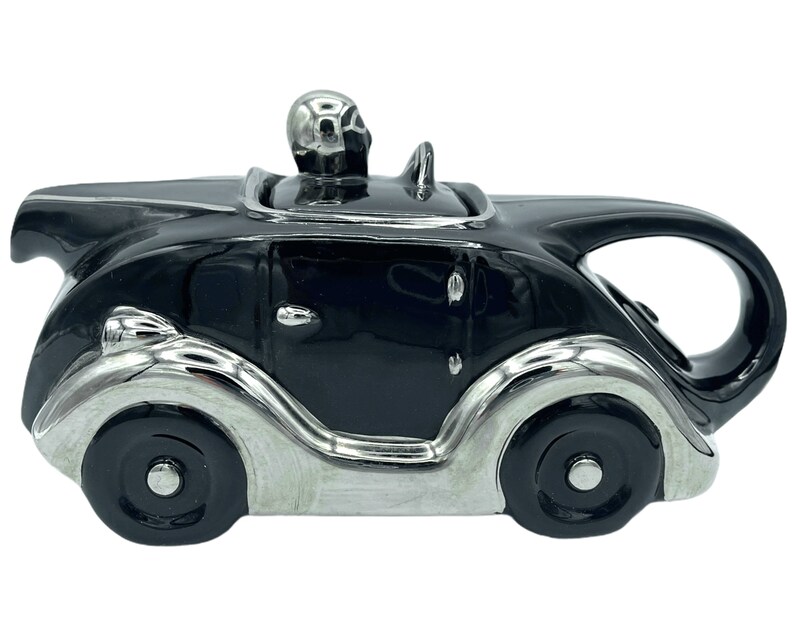 Vintage T42 Racing Car Teapot Sarsaparilla Deco Designs 1985 Etsy