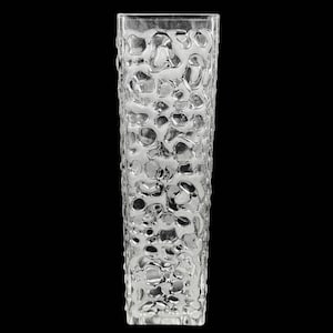 Vintage 1960s Lausitzer Glass Vase Germany Designed by Ingrid Morche 11 3/4”