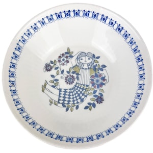 Vintage Figgjo Flint Lotte Dessert Bowl Norway Turi Design 6”