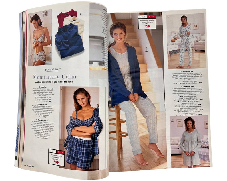 Vintage 1995 Fall Spiegel Catalog Model Heidi Klum 1st US Etsy