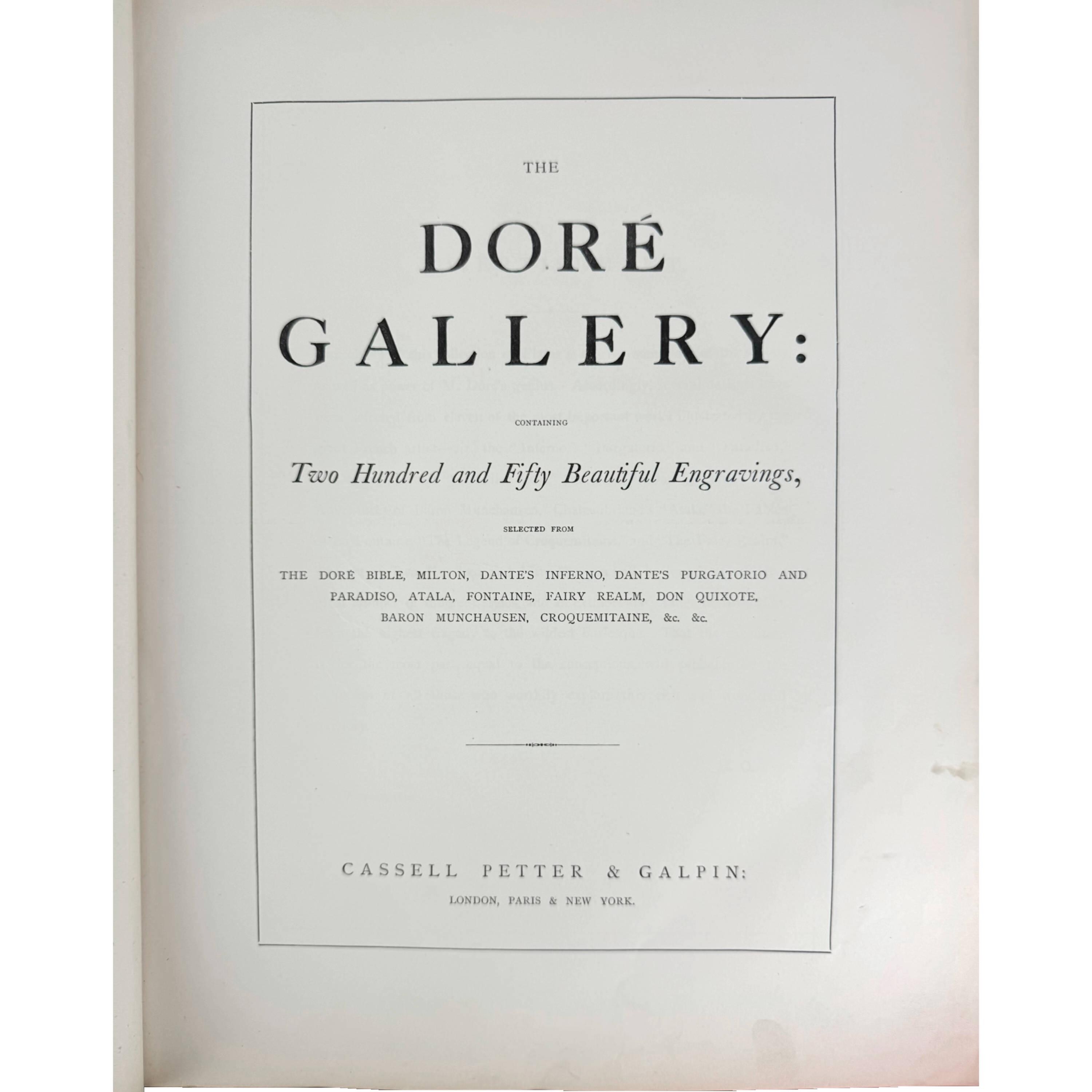 Antikes Doré-Galeriebuch – 250 Gravuren Cassell Petter & Galpin 19.Jahrhundert