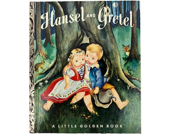 Hänsel und Gretel Kleines Goldenes Buch 1945 H Druck Guter Zustand