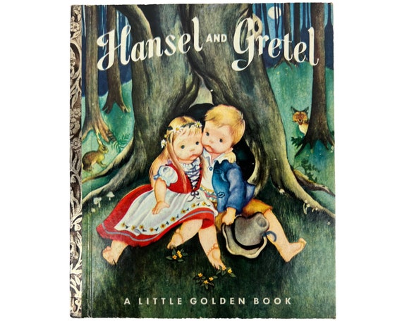 Hansel and Gretel Little Golden Book 1945 H Printing Fine 