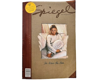Vintage 1995 Herbst Spiegel Katalog Model Heidi Klum 1st US Auftritt
