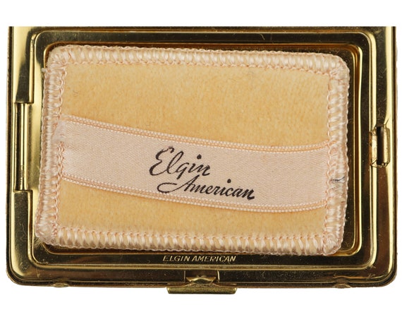 Vintage 1940s Elgin American Compact Powder and R… - image 4