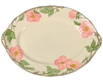 Vintage 1990s Franciscan Desert Rose Platter 14 1/4” Made in England