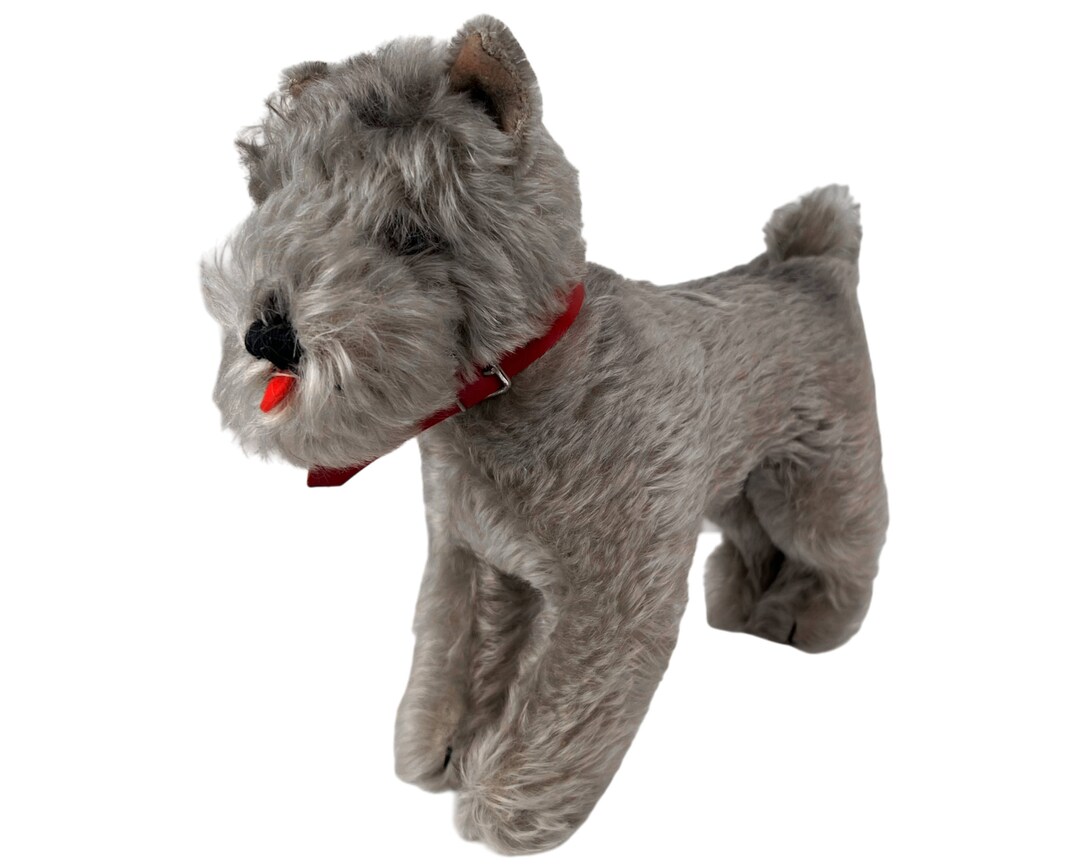 Steiff Chien Schnauzer Tessie En Peluche - Occasion