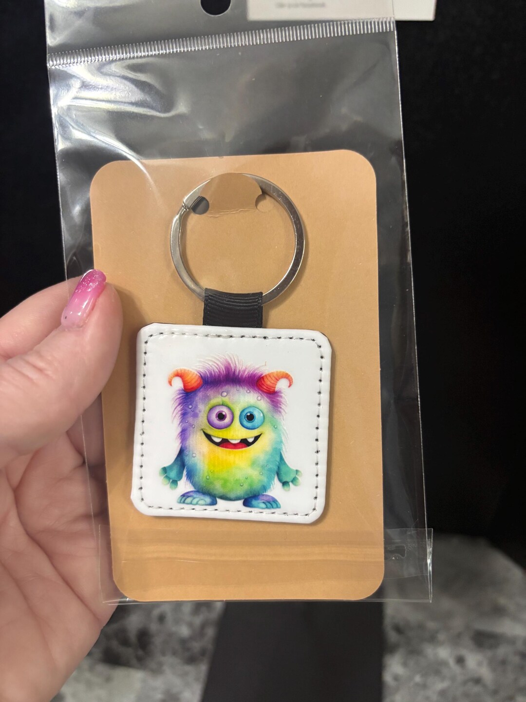 Key Chain Monster Monster Keychain #3 - Etsy