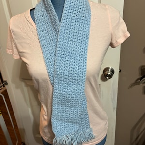 baby blue scarf