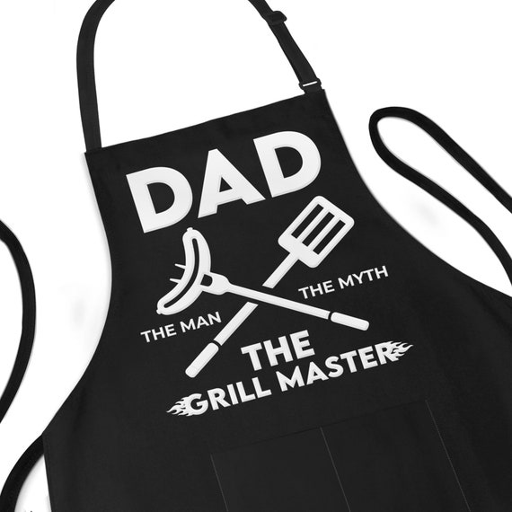 Apron for Men, the Man the Myth the Grill Master, Father Day Gift, Gifts  for Dad, Cooking Gift, Dad Gift, Father's Day Gift From Son, 