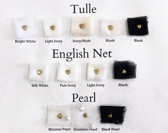 Swatches for Bridal Veils