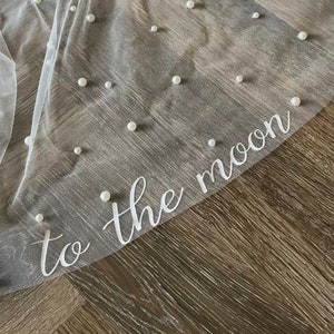 Heat Press Customization, Add-on Item for you Veil