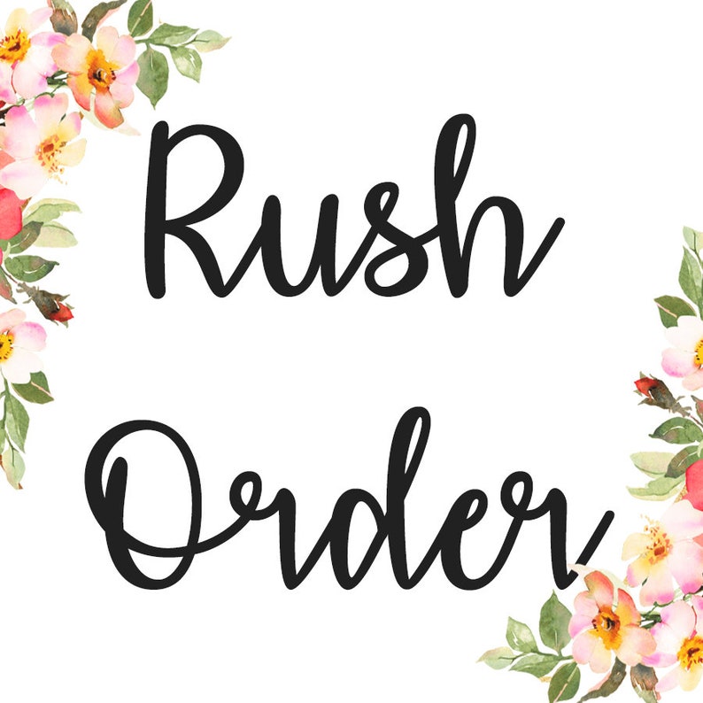 Rush Order for Veils