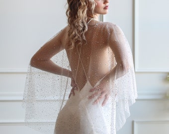 Cascading Rhinestone Veil – Tailoredtulle