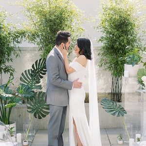 Ultra Soft Wedding Veil, English Net, Cathedral, Single Layer, Bridal Veil image 5