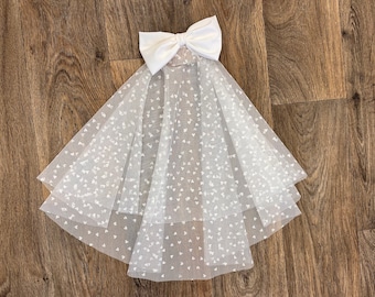 Double Layer Heart Veil
