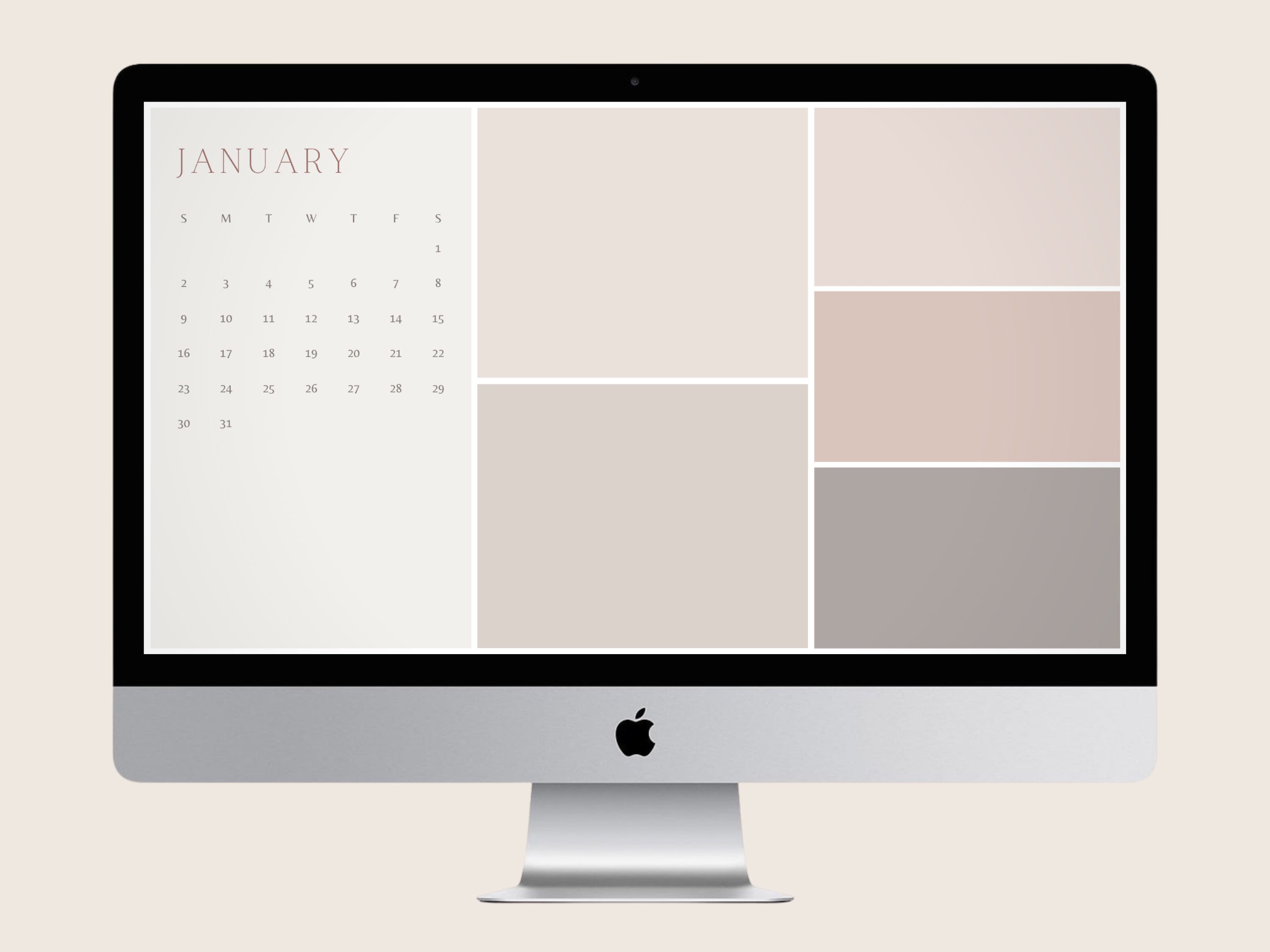 20 Calendar Desktop Wallpaper Organizer Computer   Etsy