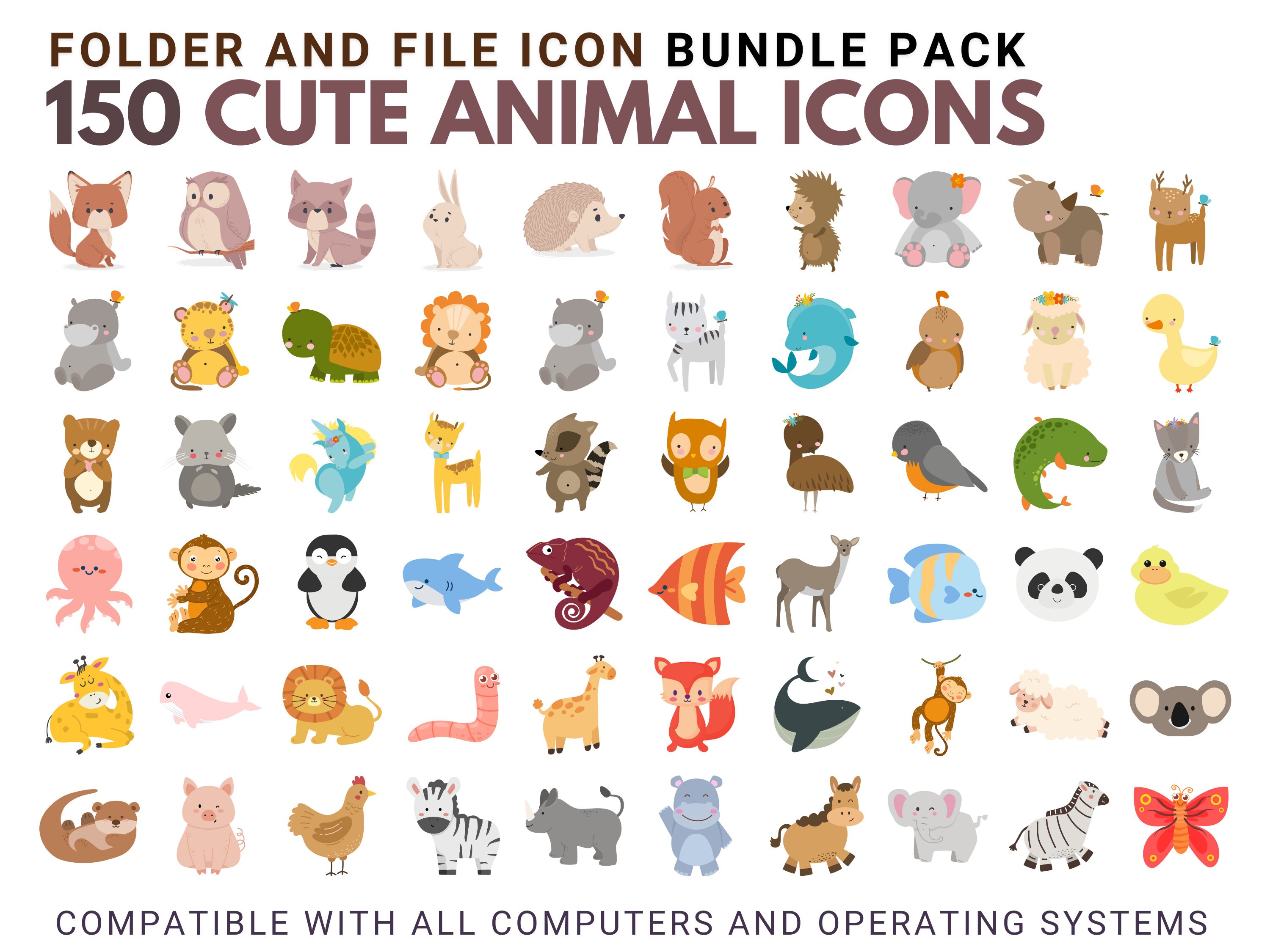 150 Folder Icons for Mac & Windows, Desktop Folder Icons, File Icons ...