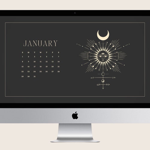 Houseplant Wallpaper Calendar 2022 2023 Plant Desktop - Etsy