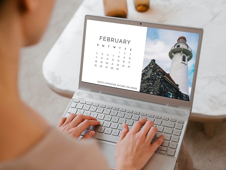 2024 Photo Calendar Wallpaper, Lighthouses, Computer Wallpaper, Mac, PC ...