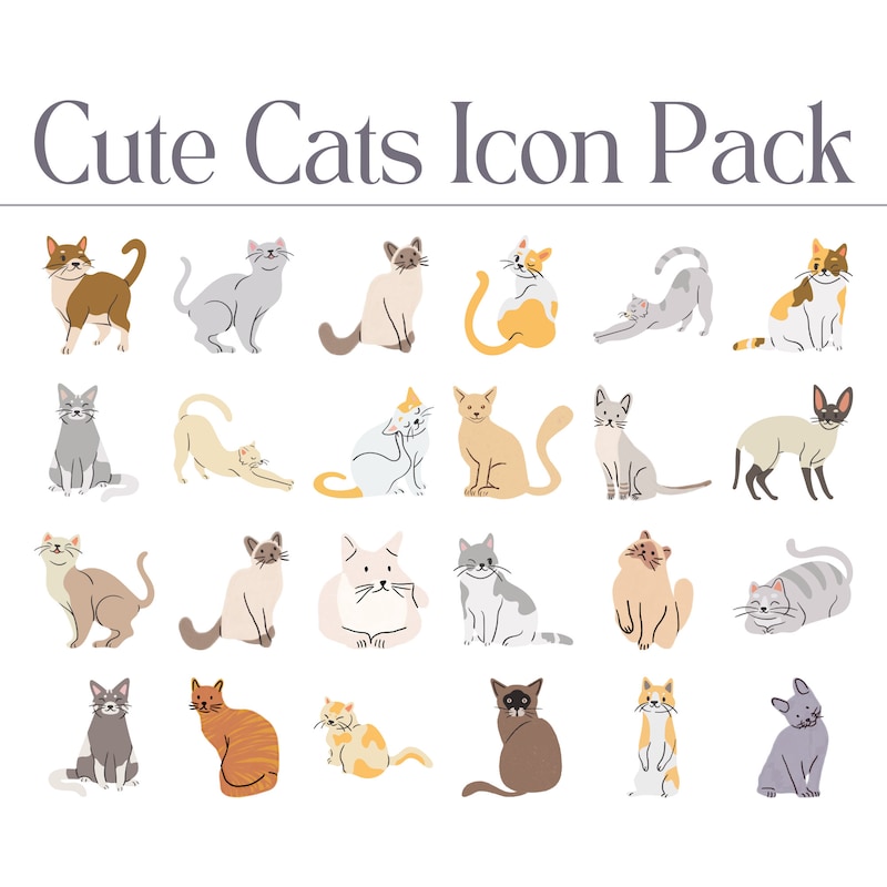 Cat Icon Ios Cat Icon - Etsy