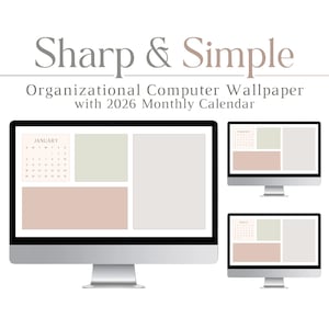 Fondo de computadora, 2026, calendario