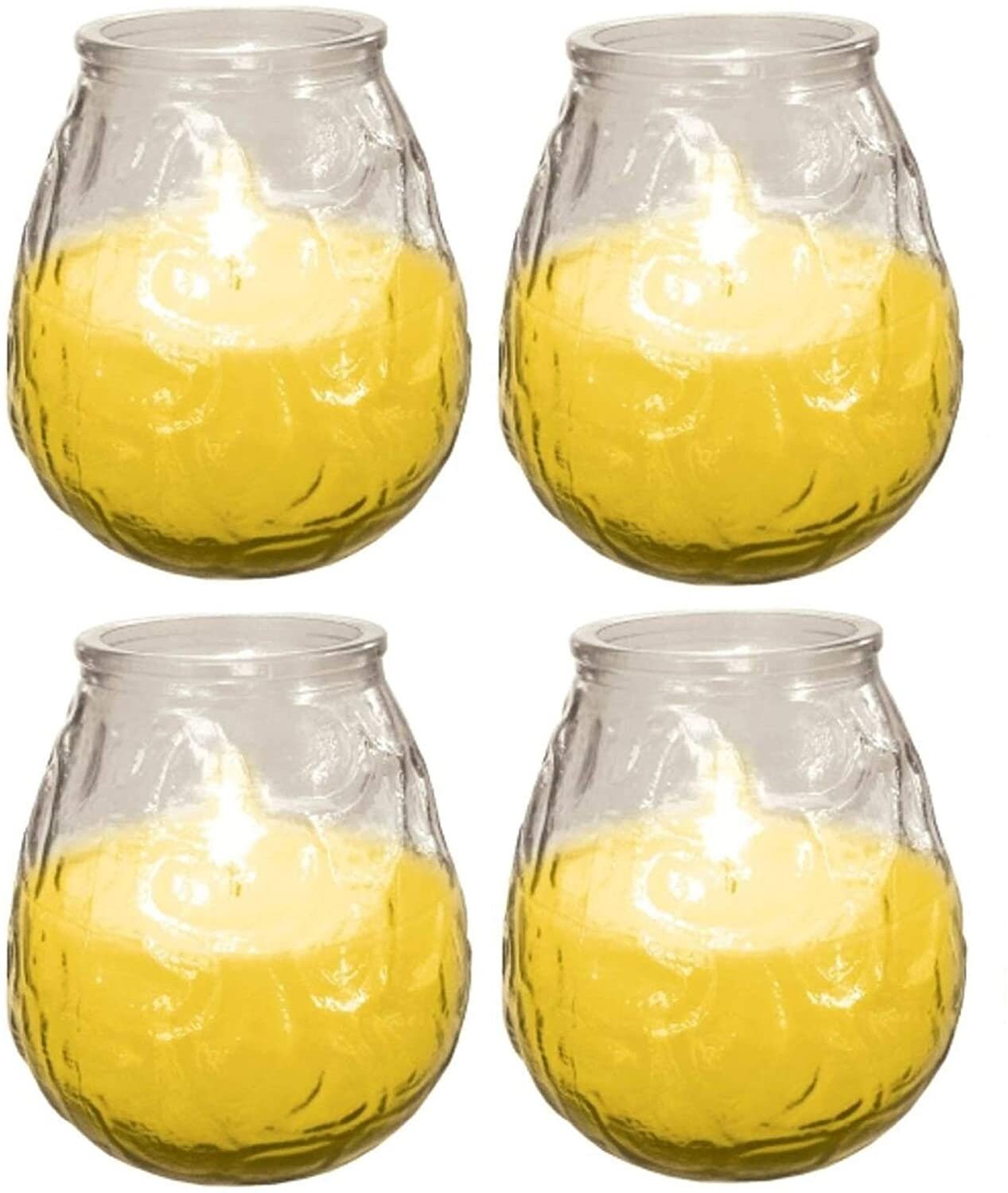 Ram® 4 x Outdoor Citronella Candle In Glass Jar Fly Insect Etsy