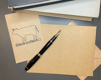 This Is Bullshit a blank card to express yourself