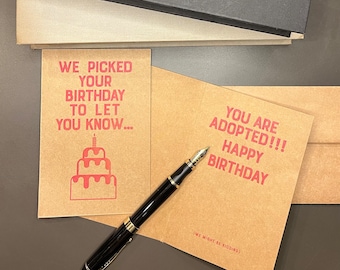 Birthday-You Are Adopted