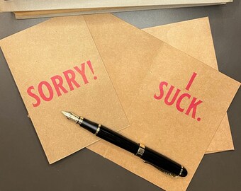 Sorry, I Suck (Vertical)