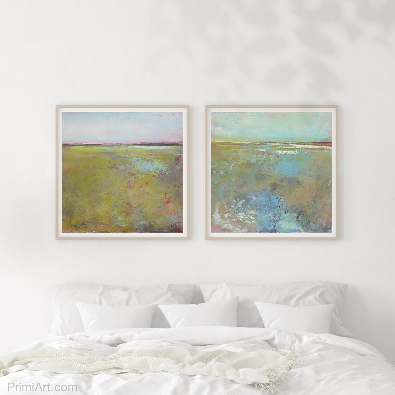 Diptych Gallery Wall Set Printable Coastal Décor for - Etsy