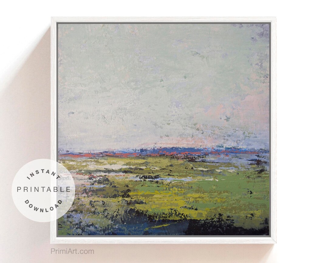 Digital Prints Download for Above Bed Abstract Landscape - Etsy