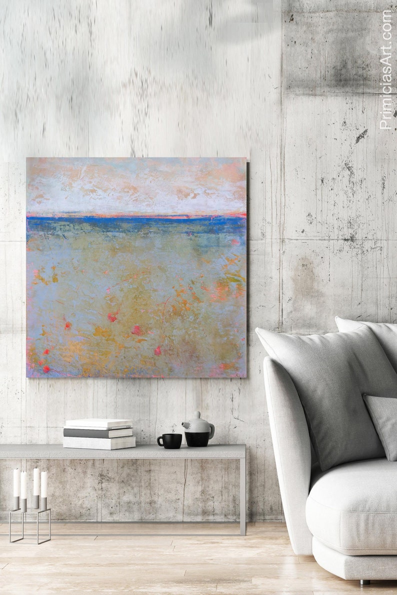 Zen Digital Minimalist Wall Art Ocean Art Landscape for Etsy
