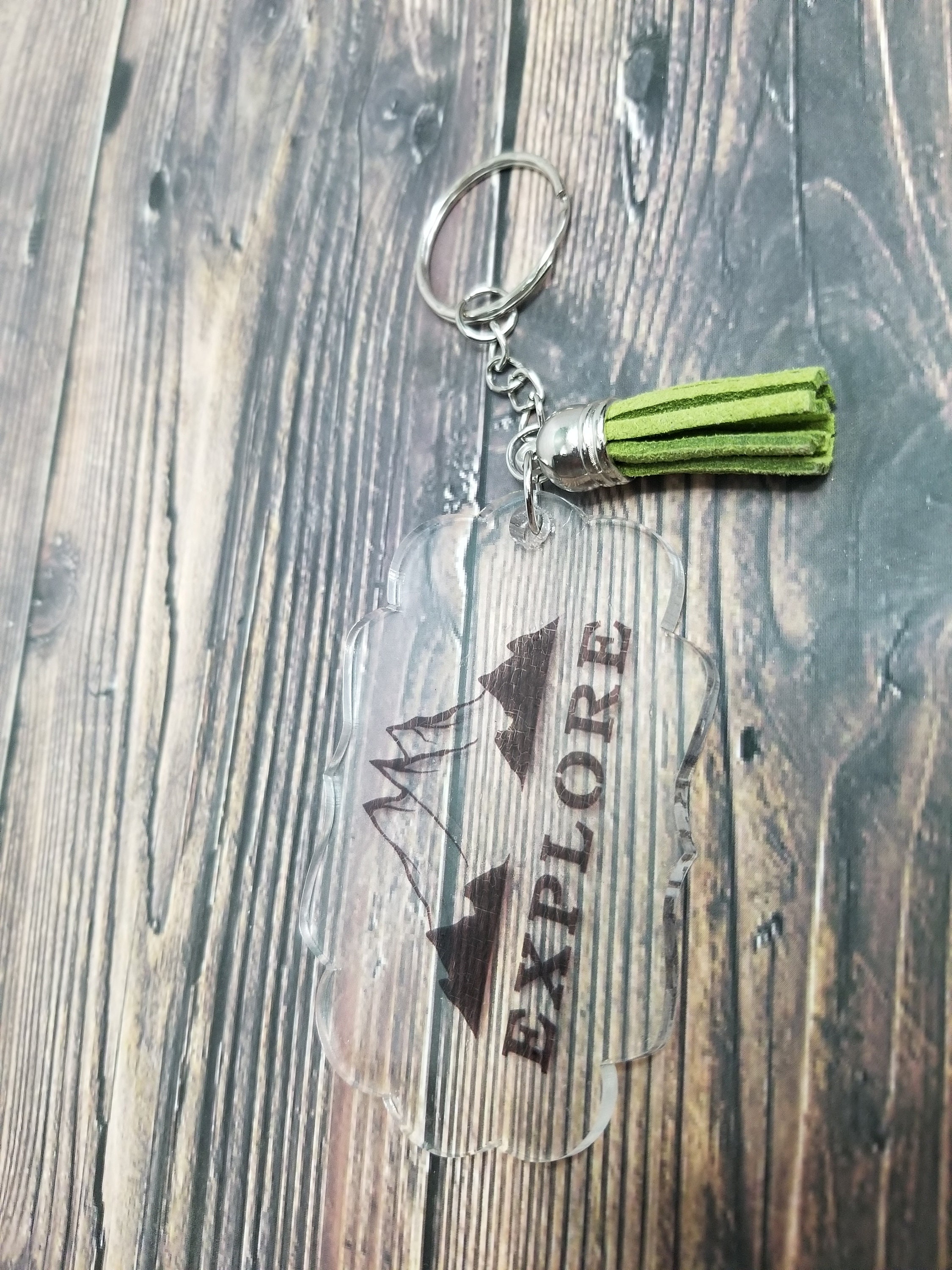 Explore Adventures Keychain Outdoors Keychain Camping Etsy UK