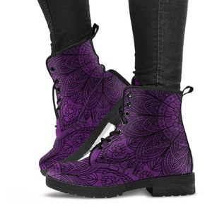 Deep purple boots 2025