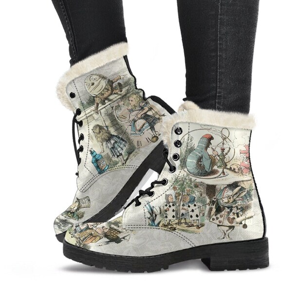 acg boots with fur