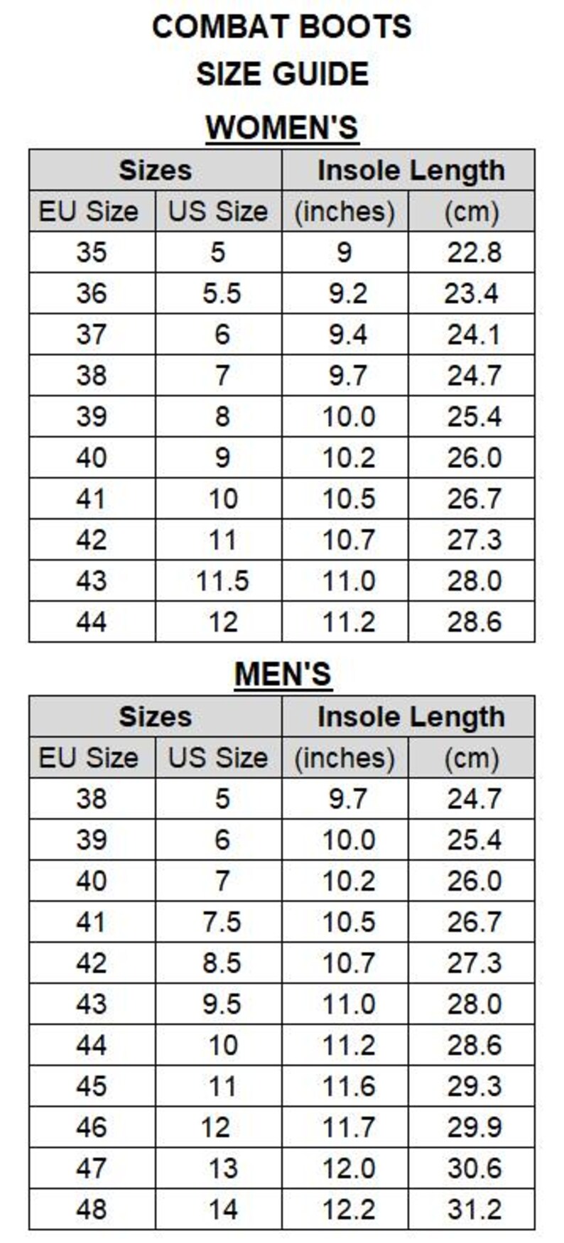 Military Boot Size Guide Combat Boots - Floral Pattern #101 | Blush Pink Flat Shoes, Vegan ...