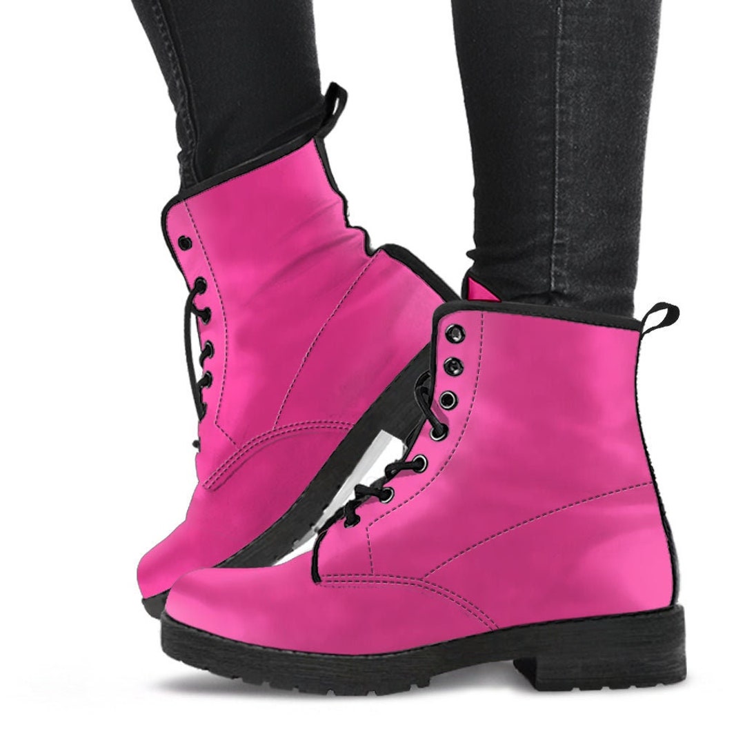 Damenstiefel Springerstiefel Pink Darksteyn Stiefel Schuhe Eye