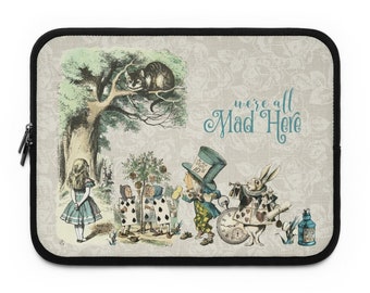 Funda para portátil-Alicia en el país de las maravillas Regalos 102 Serie Vintage, Ideas de regalos