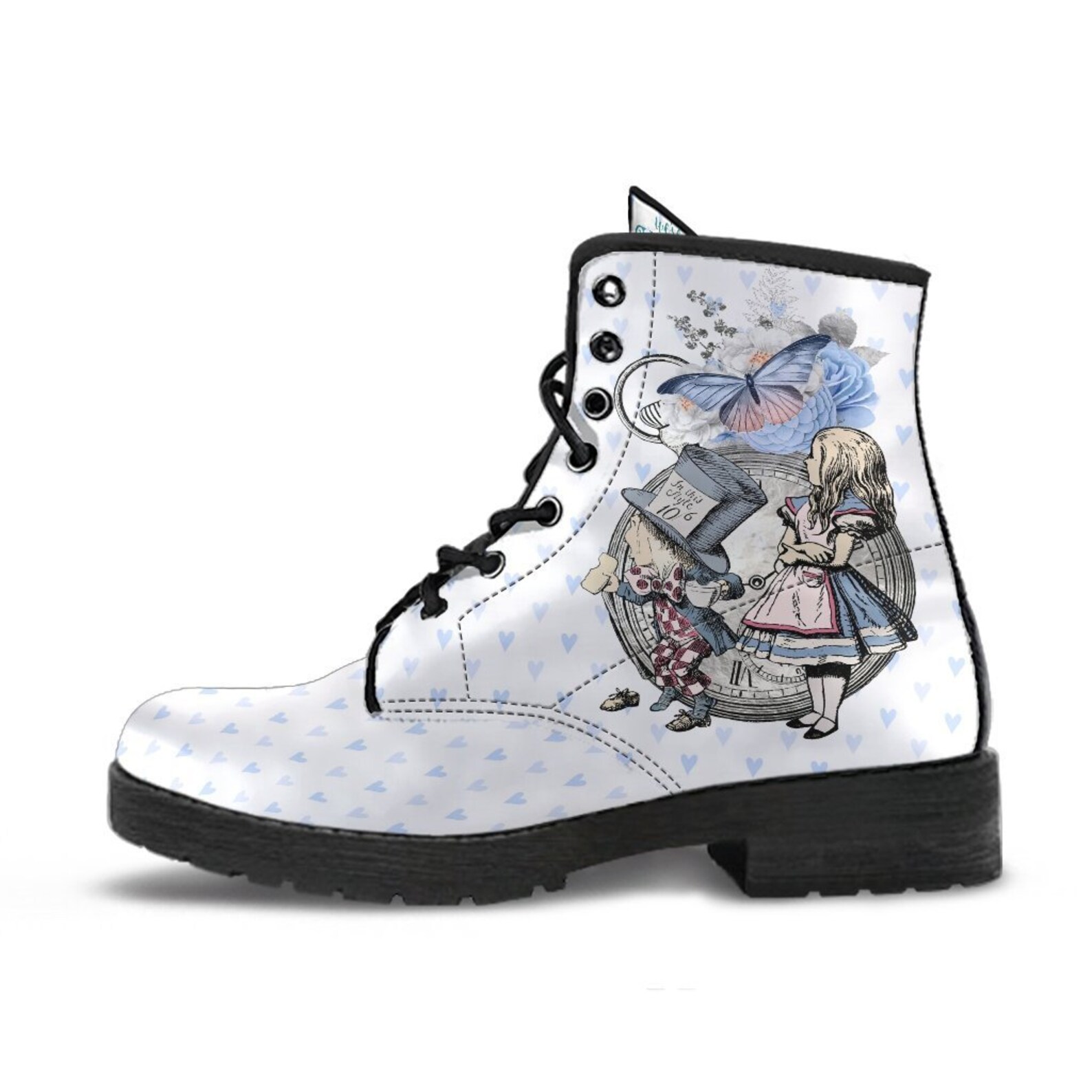 alice in wonderland combat boots