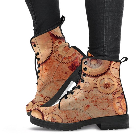 2000s attachment laceupboots grunge Grunge Female Lace-up Boots