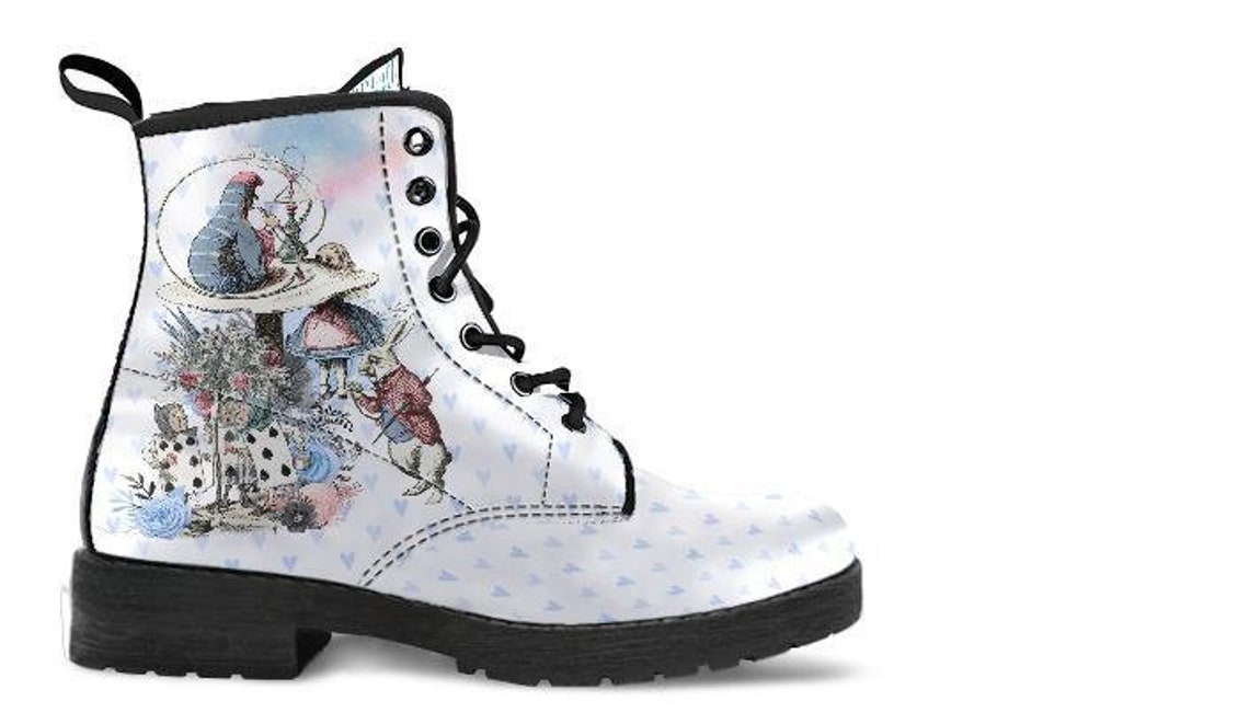 alice in wonderland combat boots