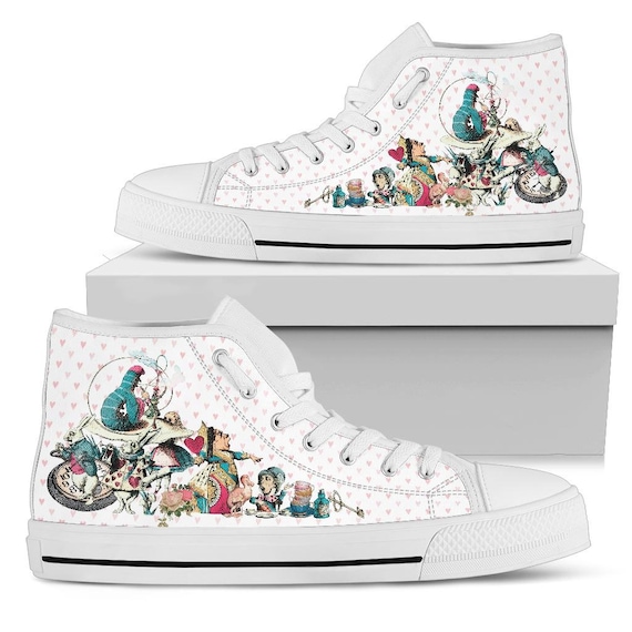 High Top Sneakers Alice in Wonderland Gifts 107 Colorful Series Birthday  Gifts, Gift Idea, Custom Canvas Shoes, Cute Kawaii Aesthetic -  Canada