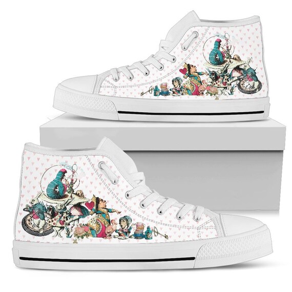 High Top Sneakers Alice in Wonderland Gifts 107 Colorful Series Birthday  Gifts, Gift Idea, Custom Canvas Shoes, Cute Kawaii Aesthetic -  Canada